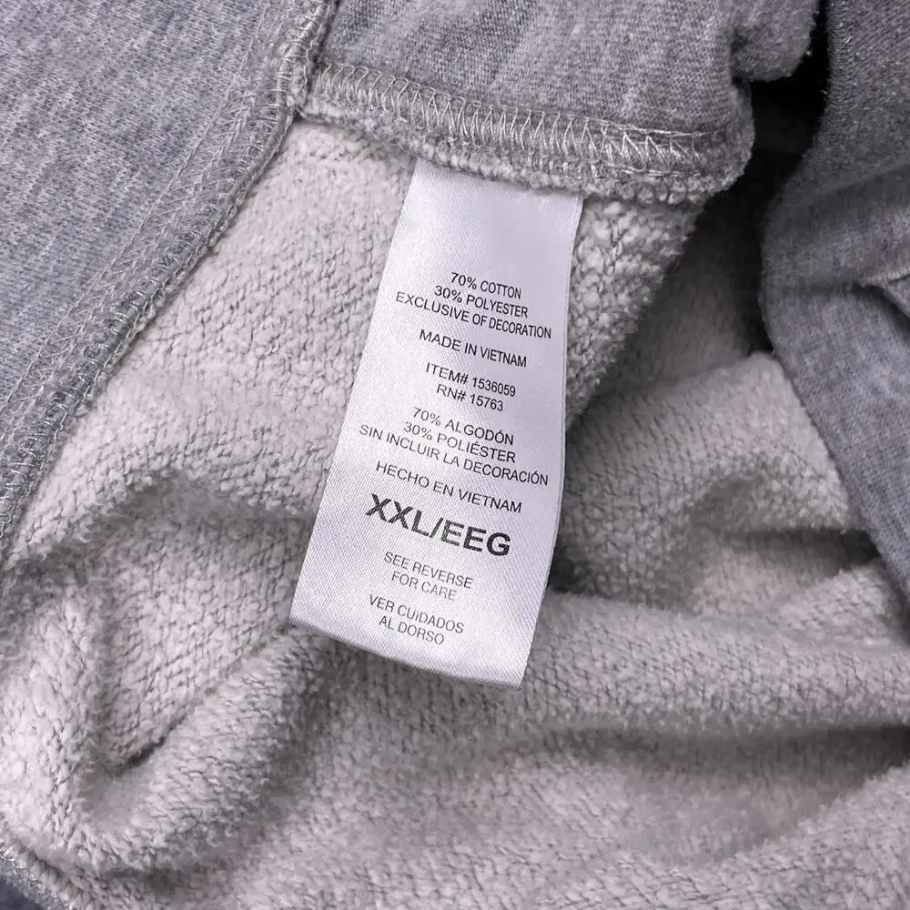 Champion Mens 2XL Gray Sweatpants‎ Jogger Tapered Leg Drawstring